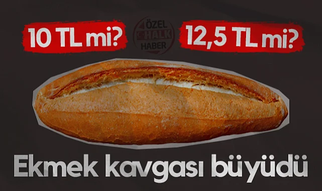 Samsun'da Ekmek Kavgası Büyüdü! 10 Lira mı, 12,5 Lira mı?