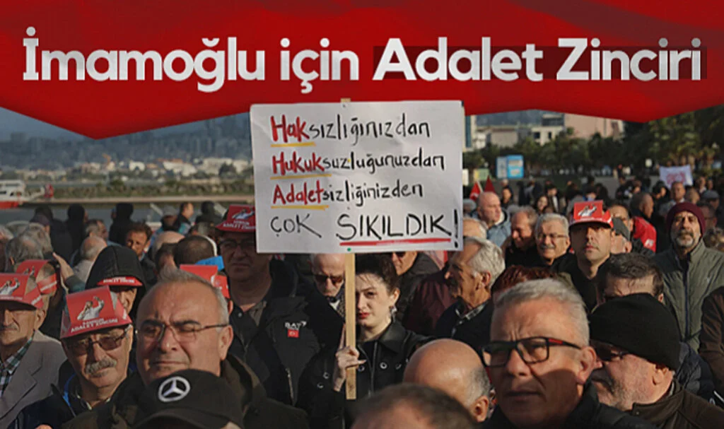 Samsun'da Ekrem İmamoğlu için Adalet Zinciri