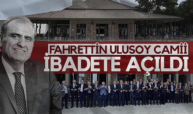 Samsun'da Fahrettin Ulusoy Camii İbadete Açıldı