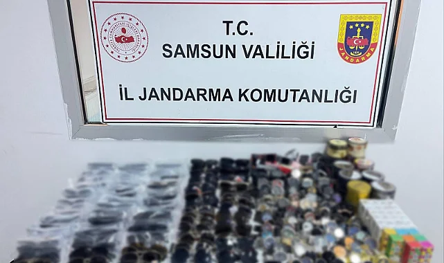 Samsun'da Gümrük Kaçağı Ürünler Satan Şüpheli Yakalandı