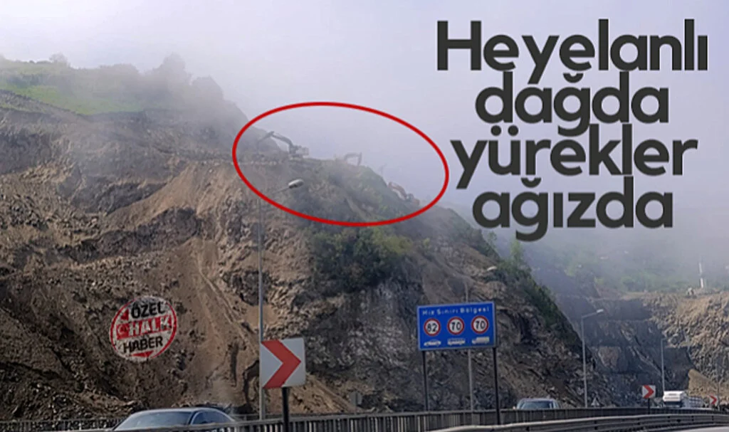 Samsun'da Heyelan Riskli Bölgede Tehlikeli Çalışma! Faciaya Davetiye...