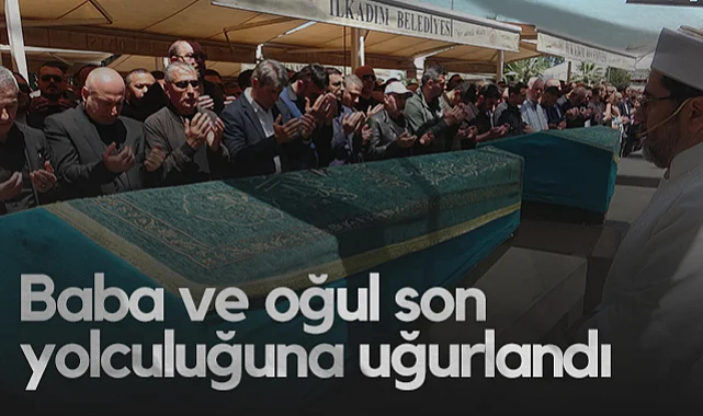 Samsun'da Kanserden Ölen Babayla Öldürülen Oğlu Son Yolculuğuna Uğurlandı