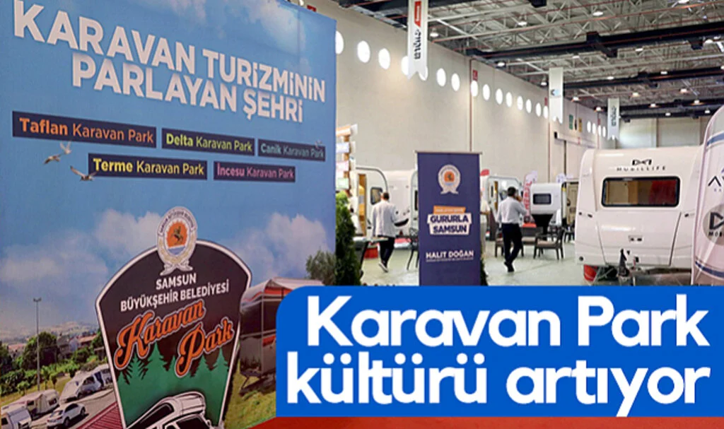 Samsun'da Karavan Park Kültürü Artıyor