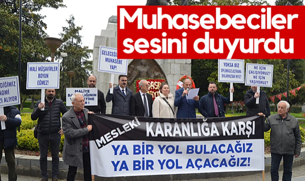 Samsun'da Mali Müşavirler ve Muhasebecilerden Artık Yeter Çıkışı
