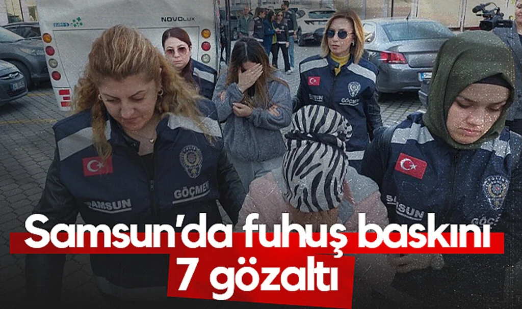 Samsun'da Masaj Salonlarına Fuhuş Operasyonu: 7 Gözaltı