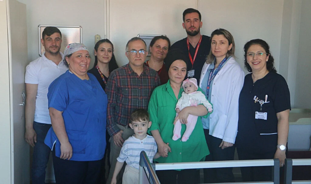 Samsun’da Nadir Doğumsal Anomalilerle Doğan Bebek Sağlığına Kavuştu