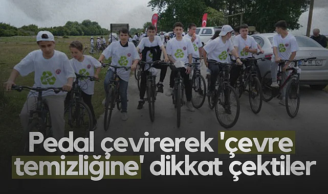 Samsun'da Pedallar Temiz Çevre İçin Döndü