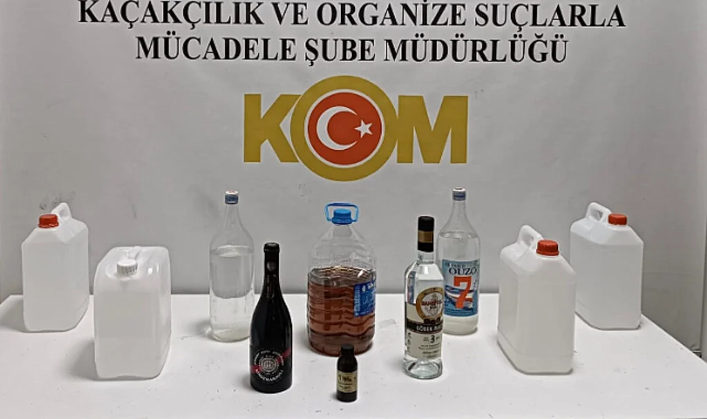 Samsun’da Sahte İçki Operasyonu: 1 Gözaltı