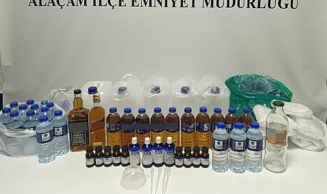 Samsun’da Sahte İçki Operasyonu: 1 Gözaltı