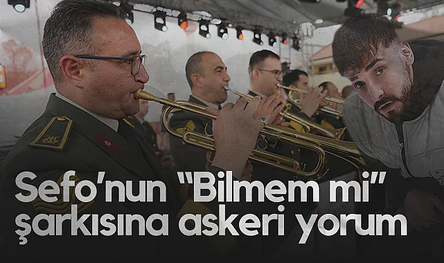 Samsun'da Sefo'nun Bilmem mi Şarkısına Askeri Yorum