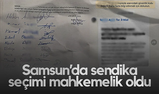 Samsun'da Sendika Seçimi Mahkemelik Oldu