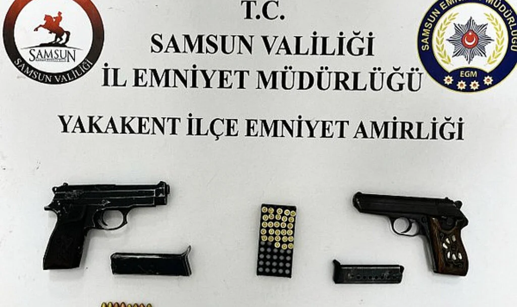 Samsun’da Silah Kaçakçılığı Operasyonu: 2 Kişi Gözaltında