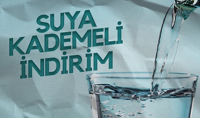 Samsun'da Suya Kademeli İndirim