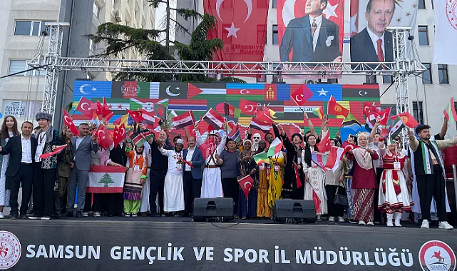 Samsun’da Uluslararası Kültürler Buluştu