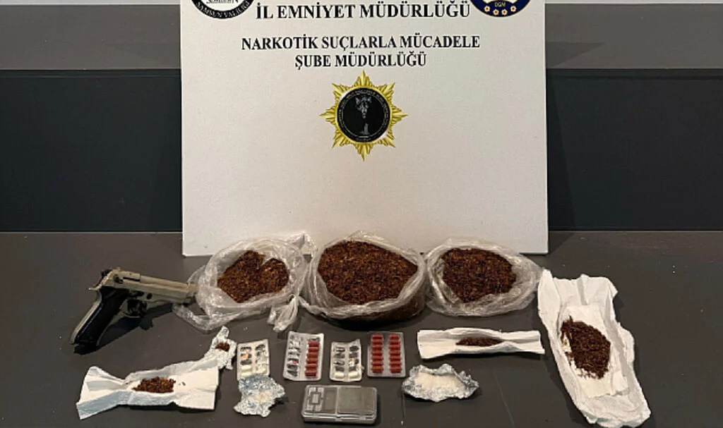 Samsun’da Uyuşturucu Operasyonu: 2 Gözaltı