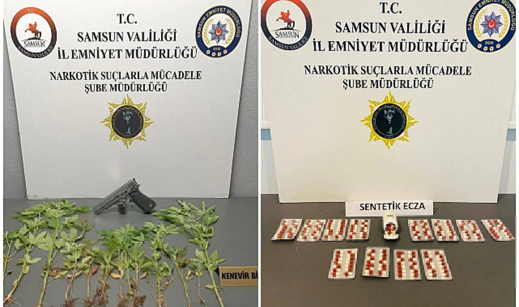 Samsun’da Uyuşturucu Operasyonu: 4 Gözaltı