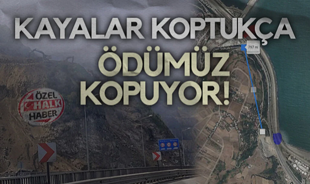 Samsun'da Vatandaş Tedirgin: Kayalar Koptukça Ödümüz Kopuyor!