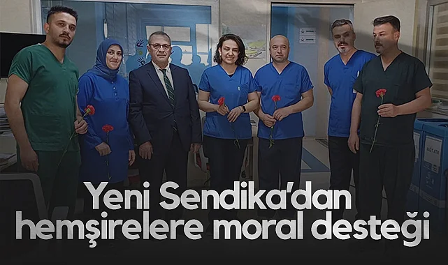 Samsun'da Yeni Sendika’dan Ruh Sağlığı Hemşirelerine Moral Ziyareti