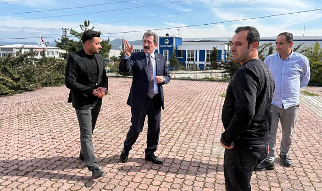 Samsun Valisi Orhan Tavlı'dan Kavak OSB'de İnceleme