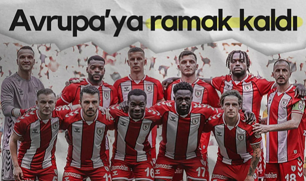 Samsunspor Avrupa’ya Bir Adım Daha Yaklaştı