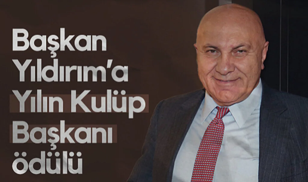 Samsunspor Başkanı Yüksel Yıldırım’a Yılın Kulüp Başkanı Ödülü