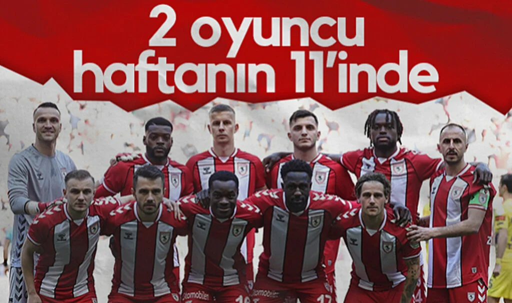 Samsunspor'da İki Oyuncu Haftanın 11'inde