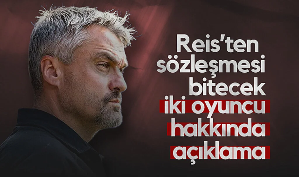 Samsunspor'da Thomas Reis'ten Sözleşmesi Bitecek İki Oyuncu Hakkında Açıklama