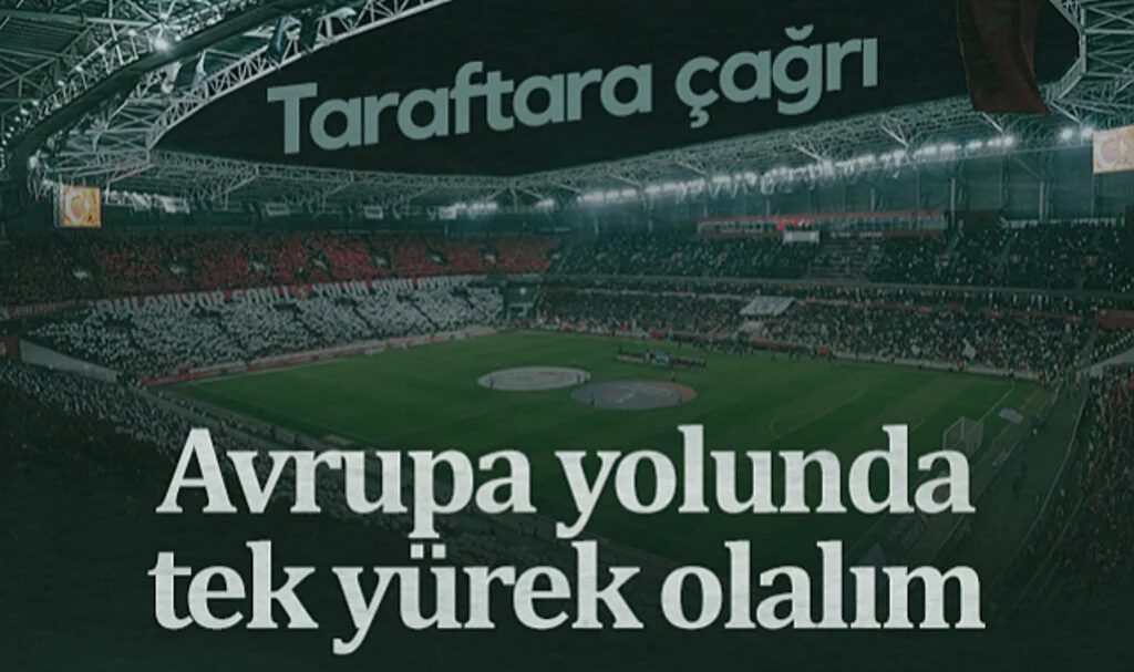 Samsunspor'dan Taraftara Çağrı: Avrupa Yolunda Tek Yürek Olalım