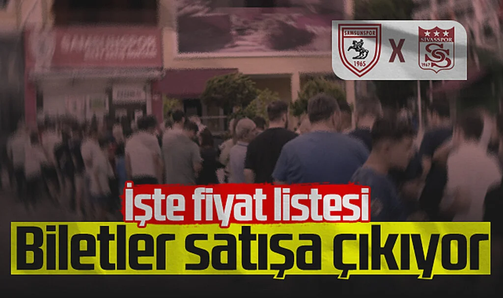 Samsunspor - Sivasspor Maçı Biletleri Satışa Çıkıyor! İşte Fiyat Listesi...
