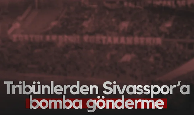 Samsunspor Tribünlerinden Sivasspor'a Bomba Gönderme
