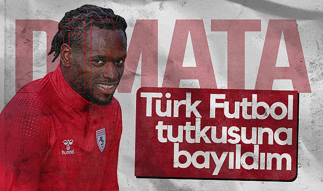 Samsunspor'un Belçikalı Forvet Dimata'dan Süper Lig Yorumu: Türk Futbol Tutkusuna Bayıldım