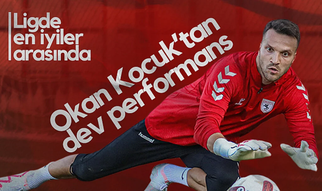 Samsunspor'un Kalecisi Okan Kocuk'tan Dev Performans! Ligde En İyiler Arasında...