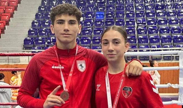 Samsunspor’un Kuzen Boksörleri Türkiye Üçüncüsü Oldu