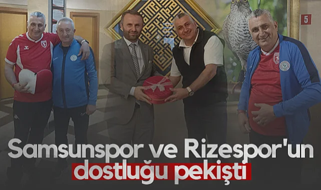 Samsunspor ve Rizespor'un Dostluğu Pekişti
