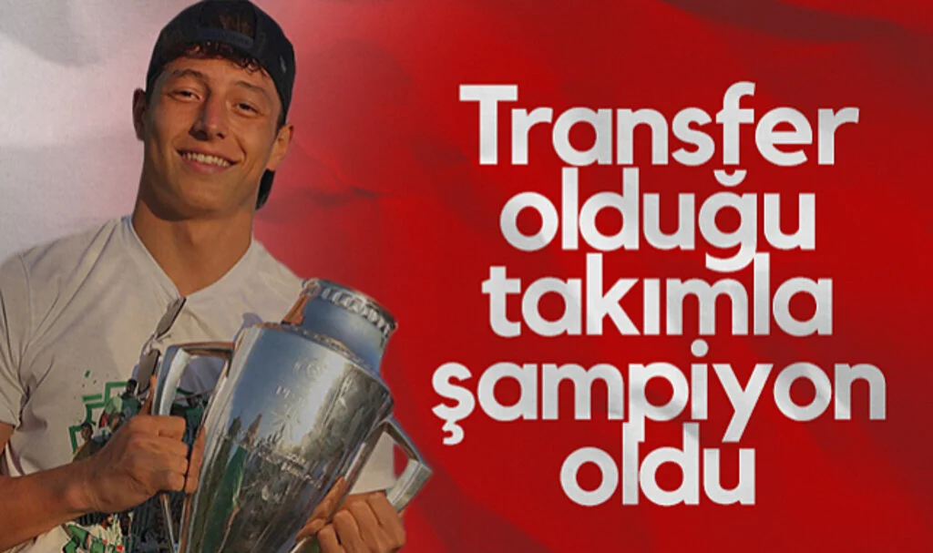 Samsunsporlu Haluk Mustafa Tan Transfer Olduğu Takımla Şampiyon Oldu