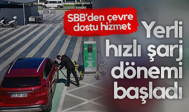 SBB'den Çevre Dostu Hizmet: Yerli Hızlı Şarj Dönemi Başladı