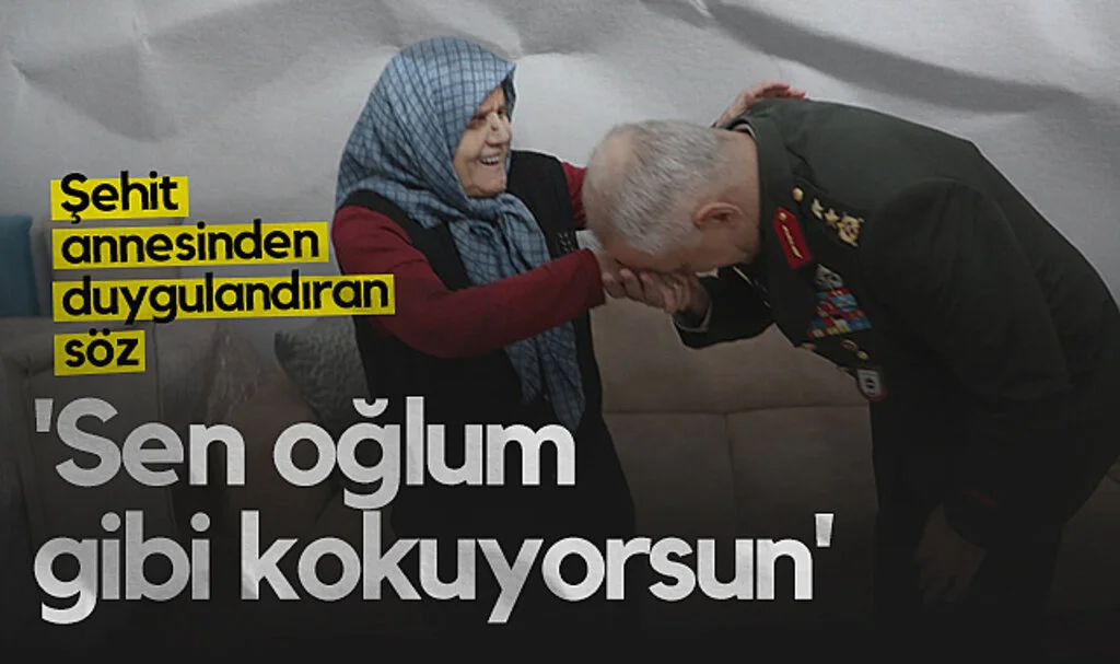 Şehit Annesinden Tümgeneral Ala’ya Duygulandıran Söz: Sen Oğlum Gibi Kokuyorsun 