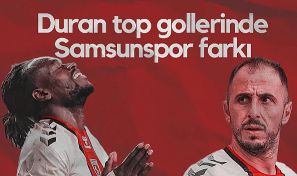 Süper Lig'de Duran Top Gollerinde Samsunspor Farkı