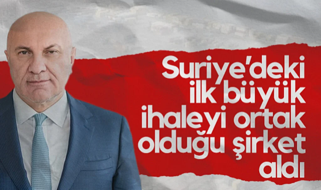 Suriye’deki İlk Büyük İhaleyi Samsunspor Başkanı Yüksel Yıldırım'ın Ortak Olduğu Şirket Aldı