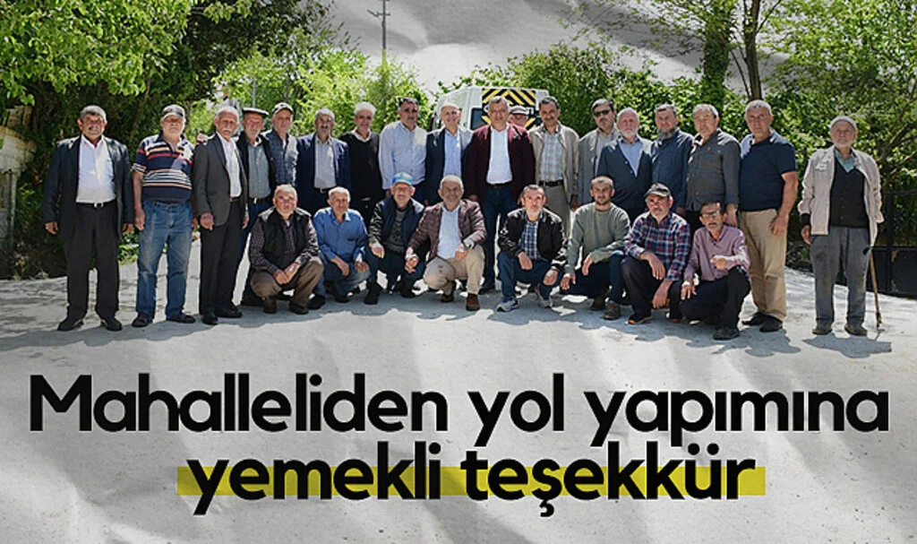 Terme'de Başkan Şenol Kul’a Yemekli Yol Teşekkürü
