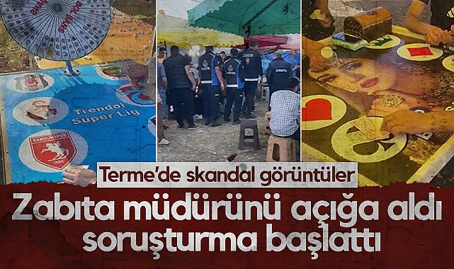 Terme'de Skandal Görüntüler: Zabıta Müdürünü Açığa Aldı, Soruşturma Başlattı