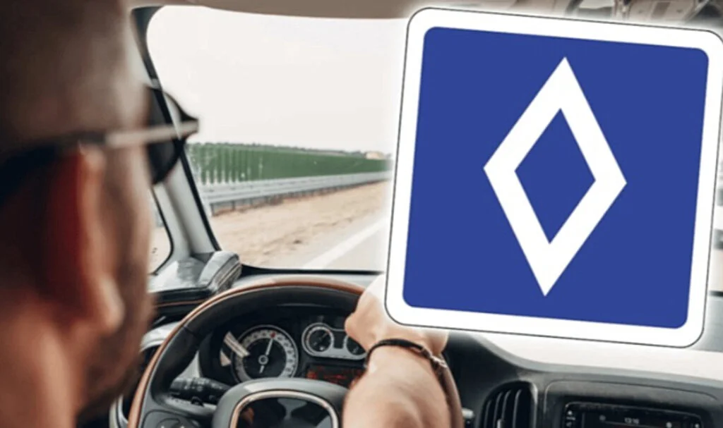 Yeni Trafik Levhası: Beyaz Elmas Dönemi! Ne Anlama Geliyor?