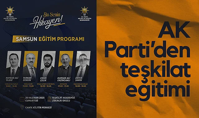 AK Parti’den Samsun’da Teşkilat Eğitim Programı