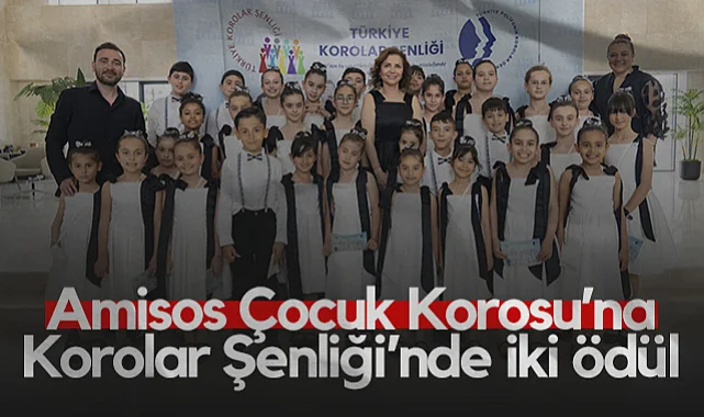 Amisos Çocuk Korosu’na Türkiye Korolar Şenliği’nde İki Ödül