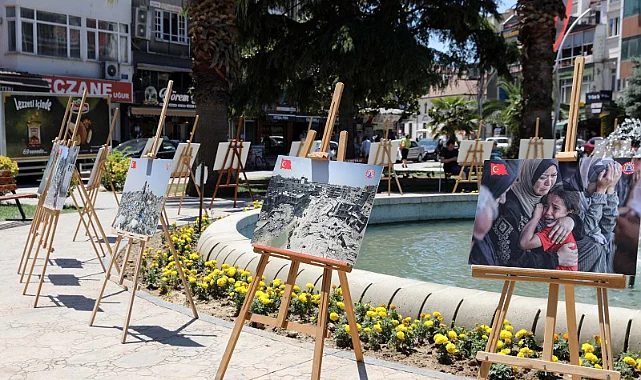 Bafra’da Gazze İçin Sessiz Çığlık: Fotoğraf Sergisi Açıldı