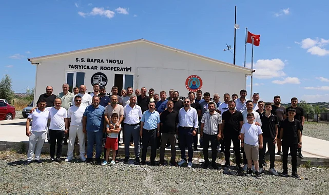 Bafra'da S.S. Motorlu Taşıyıcılar Kooperatifi'nde Başkan Belli Oldu