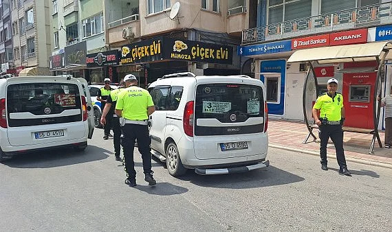 Bafra’da Ticari Araçlara Sıkı Denetim