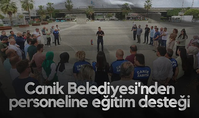 Canik Belediyesi'nden Personeline Eğitim Desteği