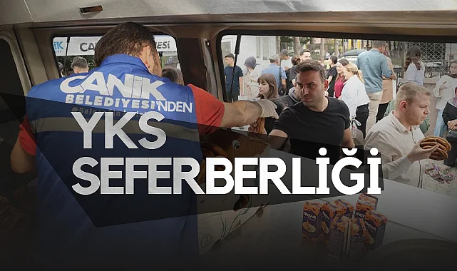 Canik Belediyesi’nden YKS Günü Seferberliği