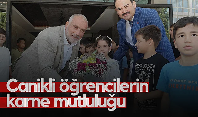 Canikli Öğrencilerin Karne Mutluluğu